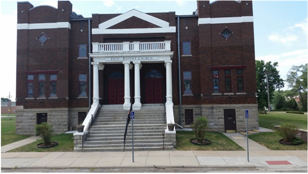 Exterior of Zion Baptist Church